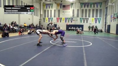 190 lbs 5th Place Match - Ethan Barber, Iowa City, Liberty vs Daniel Kenneally, Western Dubuque