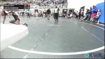 110 lbs Quarterfinal - Weslee Frith, Duncan Demon Wrestling vs Jamiyah Thompson, Team Of Hard Knox