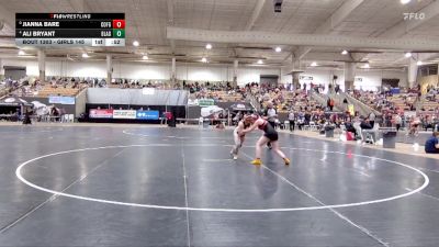 Girls 145 lbs Cons. Semi - Ali Bryant, Blackman High School vs Jianna Bare, Coffee Co. Central High School