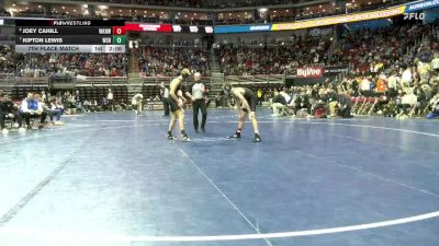 3A-113 lbs 7th Place Match - Kipton Lewis, Waverly-Shell Rock vs Joey Cahill, Waukee Northwest