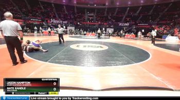 2A 113 lbs Quarterfinal - Jason Hampton, Joliet (Catholic Academy) vs Nate Randle, Wauconda