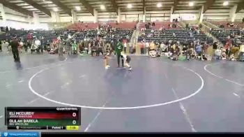 80 lbs Quarterfinal - Dlilah Barela, Roy Wrestling vs Eli McCurdy, Uintah Wrestling