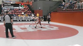 126 lbs Cons. Round 3 - Luke Johns, Montgomery Bell Academy vs Aaron Stidham, Grace Christian (Knoxville)