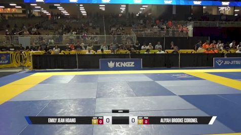 Aliyah Brooke Coronel vs Emily Jean Hoang 2025 Pan Kids Jiu-Jitsu IBJJF Championship