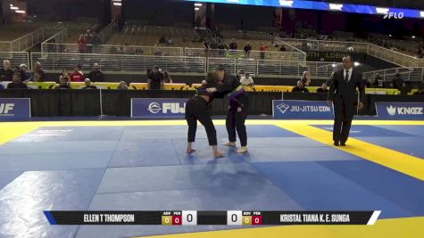 Kristal Tiana K. E. Sunga vs Ellen T Thompson 2025 Pan Jiu Jitsu IBJJF Championship