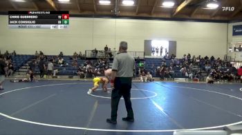 157 lbs Cons. Round 4 - Chris Guerrero, Victor Valley College vs Jack Consiglio, Unattached