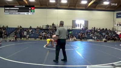 157 lbs Cons. Round 4 - Chris Guerrero, Victor Valley College vs Jack Consiglio, Unattached