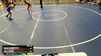 138G 1st Place Match - Lillie Vansiegman, Palmer High School vs Riley Boney, Bethel High School