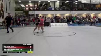 136 lbs Cons. Round 2 - Ryleigh Dye, Chadron State College vs Ariana Carrasquillo, Tiffin University