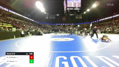 110 lbs Round Of 16 - Ajalynn Jimenez, Hillcrest vs Khloe Soria, Porterville