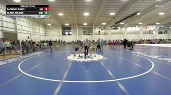 81 lbs Round Of 32 - Zachary Paris, Smitty's Wrestling Barn vs Blake Deloge, Newtown