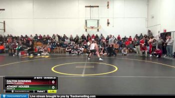 DIVISION 23 lbs Round 1 - Dalton Downing, Nashua-Plainfield vs Athony Houser, Riceville