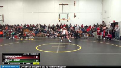 DIVISION 23 lbs Round 1 - Dalton Downing, Nashua-Plainfield vs Athony Houser, Riceville