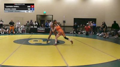 125 lbs Champ. Round 1 - Saphira Hamill, Get Fit Wrestling Club vs Gianna Jones, Team Renegade