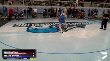 113 lbs Final - Max Francisco, Anchorage Youth Wrestling Academy vs Lincoln Werner, Interior Grappling Academy