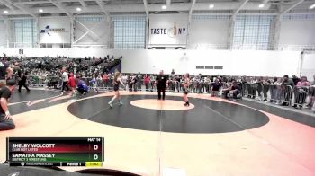 82-88 lbs Semifinal - Shelby Wolcott, Club Not Listed vs Samatha Massey, District 3 Wrestling