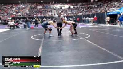 150 lbs Champ. Round 1 - Julian Valdivia, Bonita Vista vs Carlos Valdez, Bishop Kelly