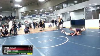 119 lbs Cons. Round 3 - Cameron Haynes, NoRoWC vs Hamed Alsaadi, Melvindale