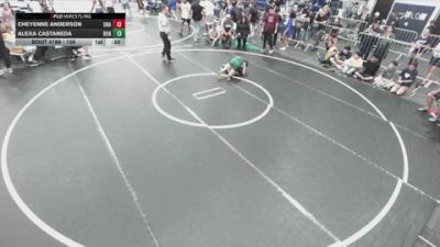 105 lbs Cons. Round 1 - Cheyenne Anderson, Unattached vs Alexa Castaneda, Bonita