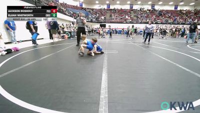 46 lbs Consi Of 8 #1 - Jackson Rosholt, Piedmont vs Elijah Whitworth, Choctaw Ironman