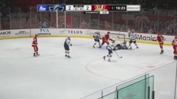 Noah Preston Moore Makes Incredible Goal-Line Save For Rimouski