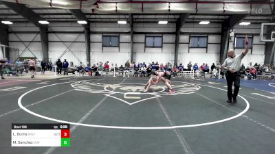 184 lbs Consi Of 16 #1 - Luke Burns, Wesleyan vs Michael Sanchez, Southern Maine