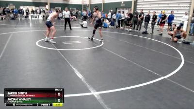 165 lbs Champ. Round 2 - Jaziah Whaley, Chadron State vs Jakob Smith, Colorado School Of Mines