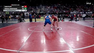 190 lbs Quarterfinal - Sam Platz, Union vs Brock Armstrong, Coeur D Alene