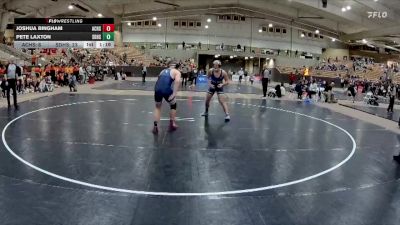 215 lbs Quarterfinals (8 Team) - Pete Laxton, Soddy Daisy High School vs Joshua Bingham, Anderson Co. High School