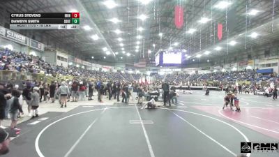 78 lbs Consi Of 4 - Cyrus Stevens, Iron Pit Youth Wrestling vs Dawsyn Smith, Southwest Hammers