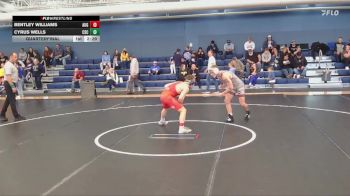 141 lbs Quarterfinal - Bentley Williams, Augustana (SD) vs Cyrus Wells, Chadron State