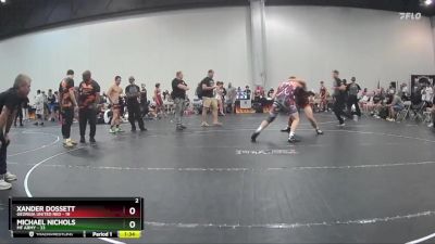 190 lbs Round 5 (6 Team) - Xander Dossett, Georgia United Red vs Michael Nichols, MF Army