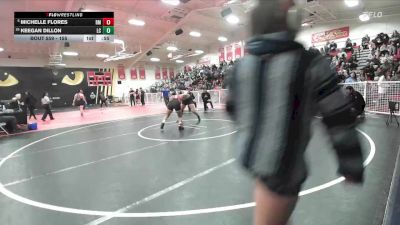 155 lbs Cons. Round 4 - Michelle Flores, Rio Mesa vs Keegan Dillon, La Canada