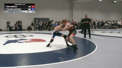 67 kg Champ. Rd Of 32 - Jace Grizzle, Wichita Training Center vs Collier Hartman, Mac Wrestling Club