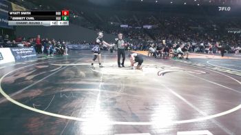 5A Boys 165 lbs Champ. Round 1 - Emmett Curl, Hillsboro Boys vs Wyatt Smith, Ridgeview Boys