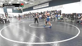 190 lbs Quarterfinal - William Schindele, El Toro vs Jared De Leon, Alta Loma