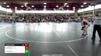 138 lbs Quarterfinal - Brandon DiMase, Becton Reg/Wood Ridge vs George Binikos, Tenafly