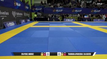 Thainara Aparecida F. Da Silveir vs Eva Perez Jimenez 2025 European Jiu-Jitsu IBJJF Championship