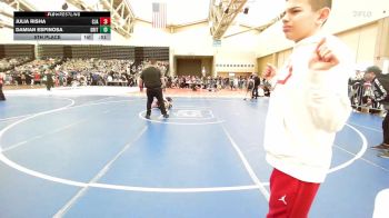 53-M lbs 5th Place - Julia Risha, CJA vs Damian Espinosa, Grit Mat Club