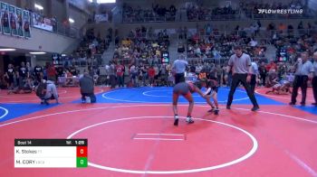 98 lbs Prelims - Katie Stokes, Team Tulsa vs MYRANDA CORY, Locust Grove (Pirate Wrestling)