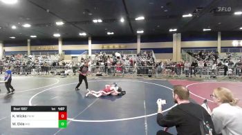 78 lbs Final - Kepler Wicks, Fm Wc vs Weston Ekle, Mid Valley Wr Ac