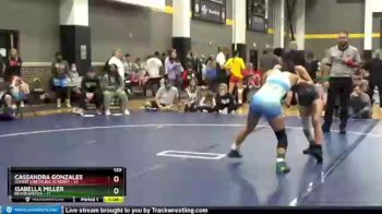 120 lbs Round 4 (12 Team) - Cassandra Gonzales, Summit Wrestling Academy vs Isabella Miller, FEWTeamIowa