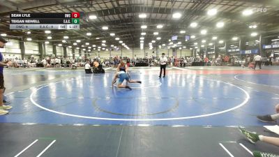 138 lbs Rr Rnd 1 - Sean Lyle, Doughboy Gold - HSB vs Teigan Newell, Elite Athletic Club Bad Boys - HSB