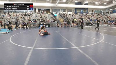 120 lbs Champ. Rd Of 16 - Caden Herrera, Driller Wrestling Club vs Urijah Duran, Duran Wrestling Club