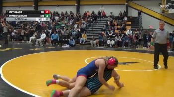 145 lbs Semifinal - Evan McCright, Cedar Rapids Washington vs Izzy Szabo, Cedar Rapids Jefferson