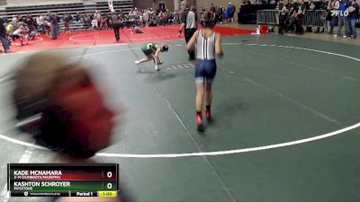 75 lbs Quarterfinal - Kade McNamara, Z-M (Zumbrota/Mazeppa) vs Kashton Schroyer, Pipestone