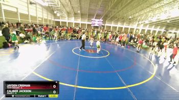 54 lbs Quarters & Wb (16 Team) - Jayden Crisman, Team Oregon vs Caliber Jackson, Idaho 1