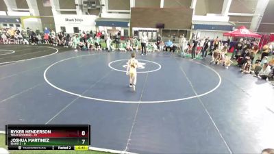 59 lbs Quarters & Wb (16 Team) - Teague Vaughn, Idaho 2 vs Forest Wagner, Team Wyoming