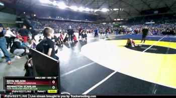 70 lbs Semifinal - Edyn Nelson, Orting Jr. Cardinals Wrestling vs Remington Scanlan, Team Aggression Wrestling Club