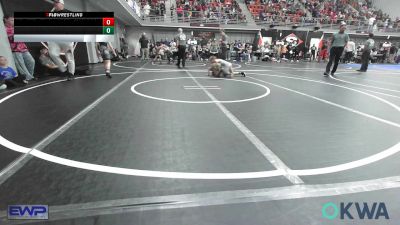 70 lbs Consolation - Carlos Cabrera, Warner Eagles Youth Wrestling vs Bowman Buckner, Berryhill Wrestling Club